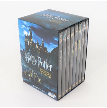 Harry Potter - Den Kompletta Samlingen Med Åtta Filmer - Box med 8st DVD