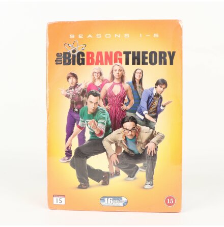 The Big Bang Theory - Säsong 1-5 DVD-Box - 16st  