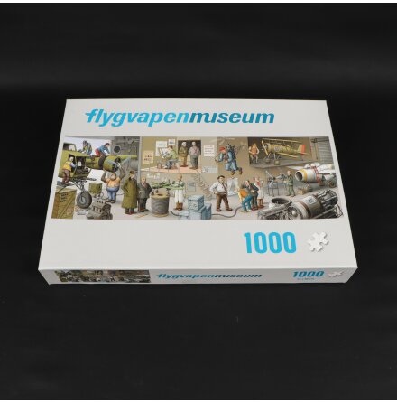 Flygvapenmuseum - Jan Lööf - Pussel - 1000 Bitar 