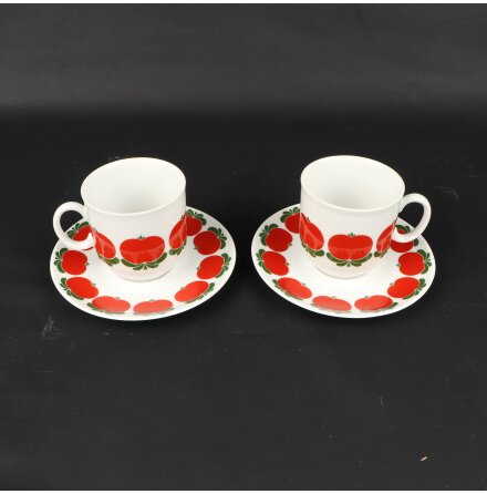 Winterling Rslau Bavaria - Kaffekoppar &amp; Fat - 4st &amp; 6st