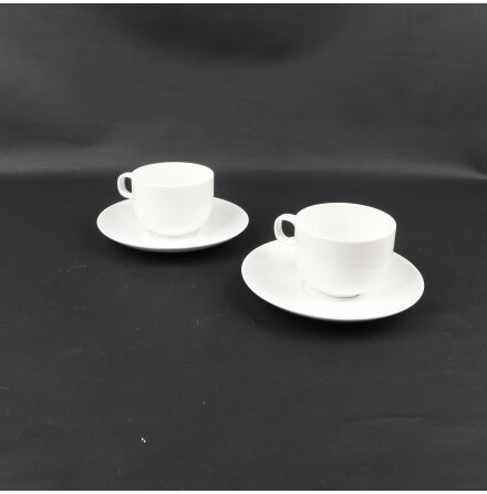Rosenthal - Kaffekoppar med Fat - 2st
