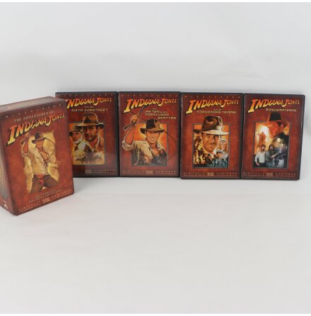 DVD-Box - Indiana Jones - Filmtrilogi - 4 skivor