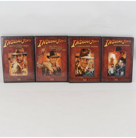 DVD-Box - Indiana Jones - Filmtrilogi - 4 skivor