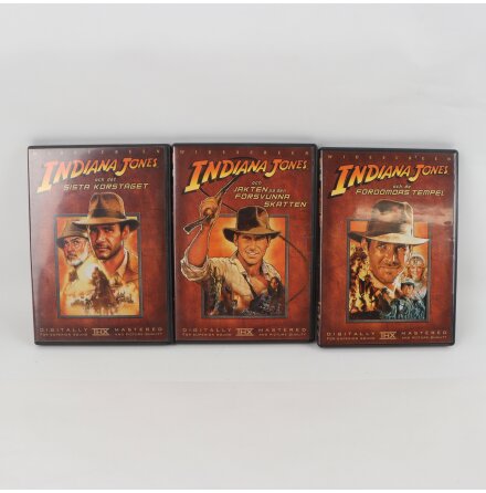 DVD-Box - Indiana Jones - Filmtrilogi - 4 skivor