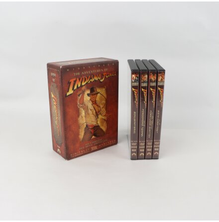 DVD-Box - Indiana Jones - Filmtrilogi - 4 skivor