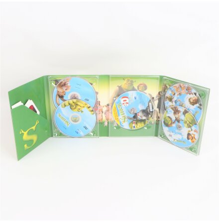 DVD-Box - Shrek Det Fullständiga Äventyret - 3st Shrek Filmer - 5 DVD-skivor