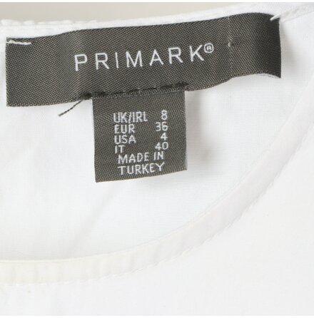 Primark - Topp med luftiga rmar - Stl. 36