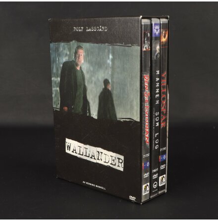 DVD Box med 3 Wallander Filmer - Rolf Lassgård 