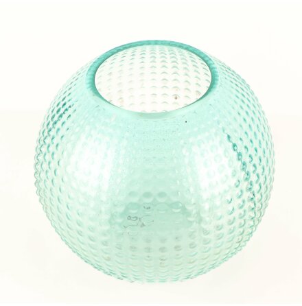 Anna von Lipa - Hobnail Globe Vas - Green beryl - 24cm