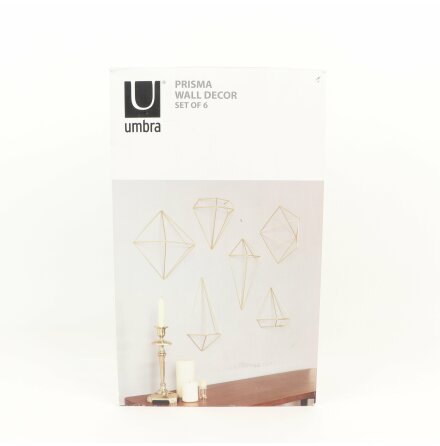 Umbra - Geometriska prismor - 6st
