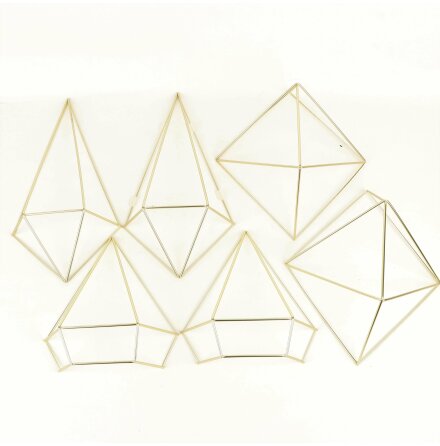 Umbra - Geometriska prismor - 6st