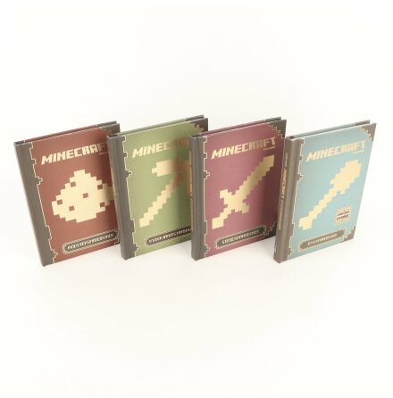 Bokpaket - Mojang - 4st Minecrafthandböcker - Barn &amp; Ungdom