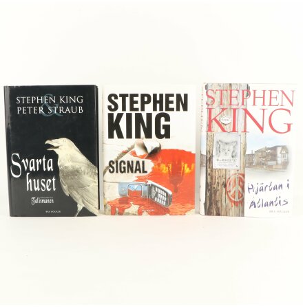 Bokpaket - Stephen King/Peter Straub - 3 böcker - Skönlitteratur &amp; Deckare