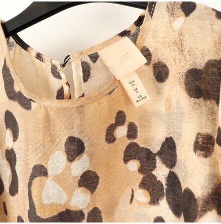 H&amp;M - Leopardmnstrad blus - stl. 36