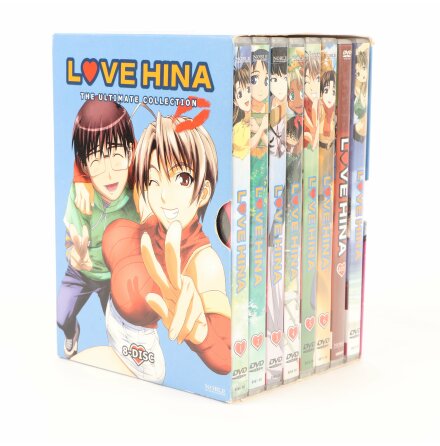 DVD-Box - Love Hina The Ultimate Collection - 24 avsnitt och 2 filmer - 8st DVD-skivor