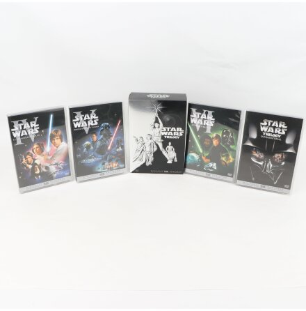 Star Wars - Trilogin med extramaterial - 4 skivor