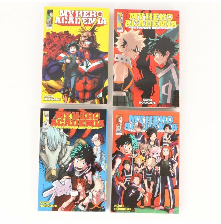 Bokpaket - Kohei Horikoshi - My Hero Academia - 4 böcker - Serier &amp; Grafiska Noveller