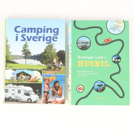 Bokpaket - Husbil och camping - 2 böcker - Atlas, Djur, Natur &amp; Resor
