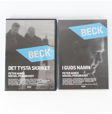 Beck - 2 st DVD-filmer - Det tysta skriket #23, I guds namn #24