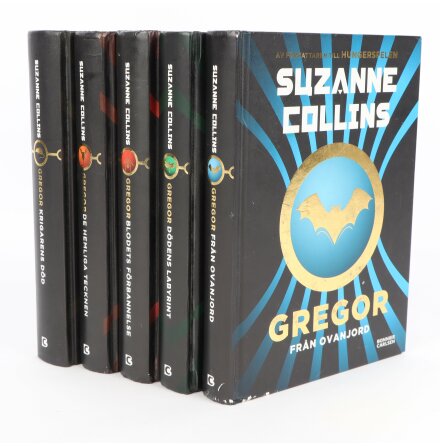 Bokpaket Gregor-serien - Suzanne Collins - 5 st - Science Fiction &amp; Fantasy