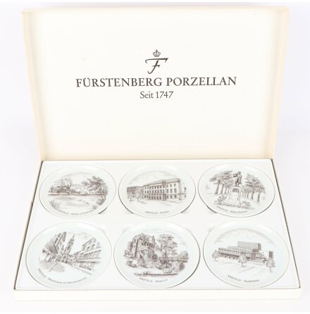 Furstenberg Porzellan - 6 st samlarfat