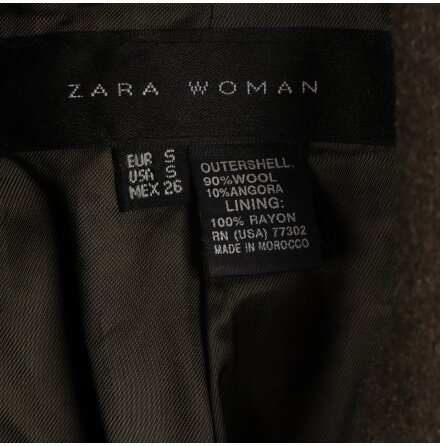 Zara Woman - Mrkgrn jacka - stl. S