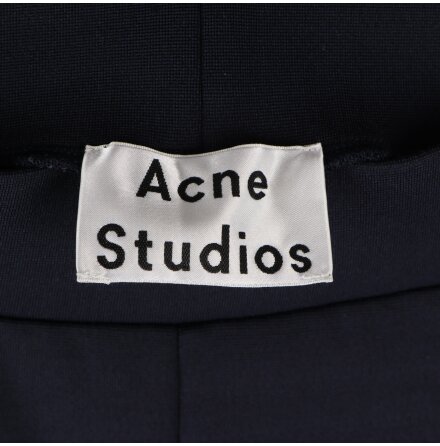 Acne Studios - Leggings i svart &amp; mrkbltt - stl. L