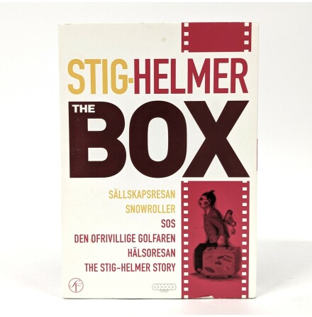 DVD-Box - Sällskapsresan - Stig Helmer The Box - 6st filmer - 6st DVD
