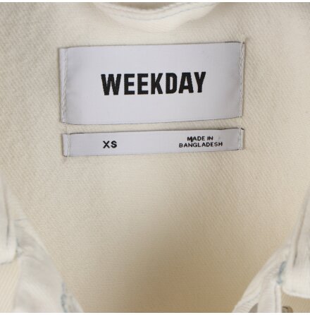 Weekday - Off-white Jeansjacka - stl. XS