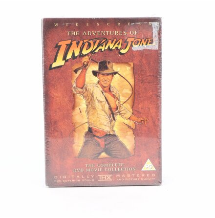 DVD-Box - Indiana Jones - Filmtrilogi - 4 skivor- Oöppnad förpackning