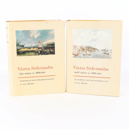 Bokpaket om 1800-talets Vstra Sdermalm - Arne Munthe - 2st - Samhlle &amp; Historia