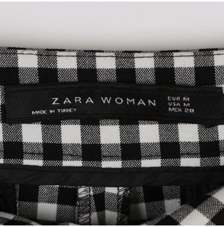 Zara Woman - Rutiga byxor - Stl. M