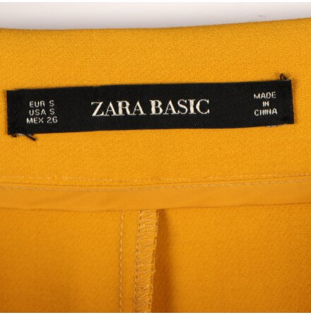 Zara basic - Saffransgula Byxor - stl. S