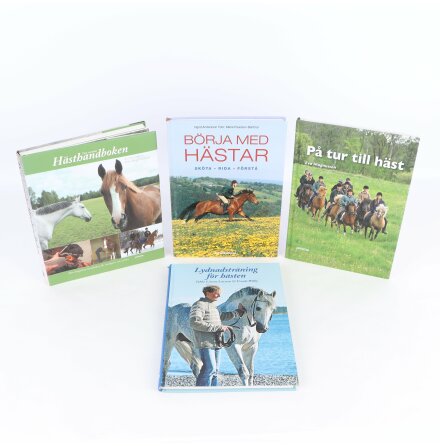Bokpaket - Hästar - 4 böcker - Mat, Dryck, Hem &amp; Hälsa