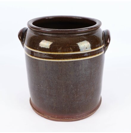 Brun keramikkruka