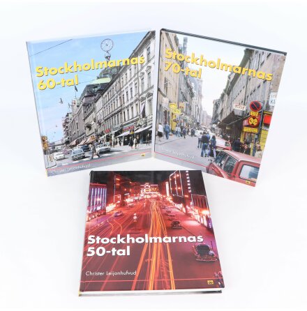 Bokpaket - Christer Leijonhufvud - Stockholmarnas 50-, 60- &amp; 70-tal - Samhälle &amp; Historia