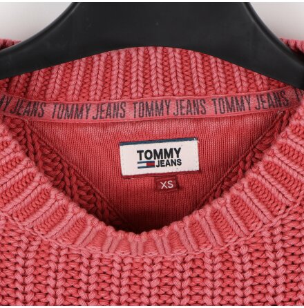 Tommy Jeans - Ribbstickad trja - stl. XS