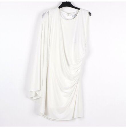 Halston - Kenna One-sleeved ruched jersey mini dress - stl. XL