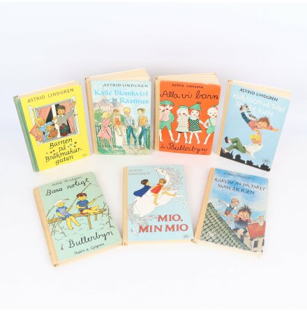 Bokpaket - Astrid Lindgren - 7 böcker - Barn- &amp; Ungdomsböcker