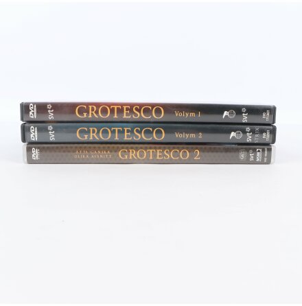 DVD-Box - Grotesco 1 och 2 avsnitt 1-8 - 4 skivor