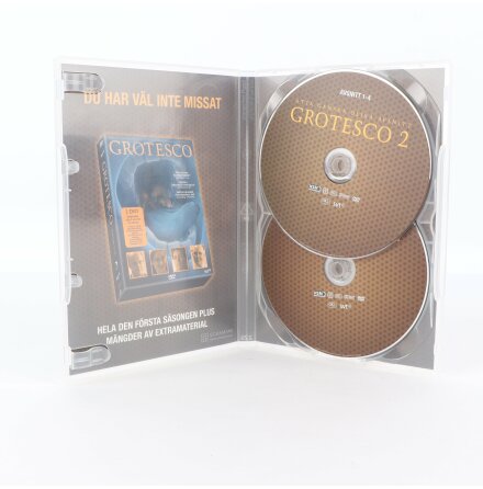 DVD-Box - Grotesco 1 och 2 avsnitt 1-8 - 4 skivor