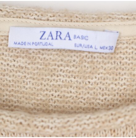 Zara - Beige topp - stl. L