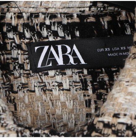 Zara - Rutig jacka - stl. XS