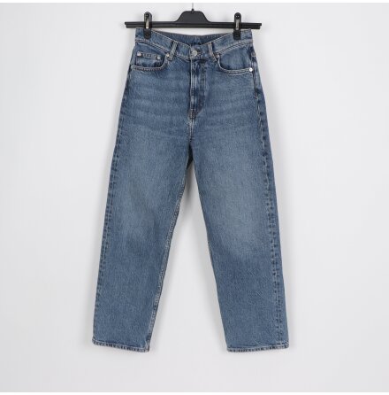 Arket - Ecomade Jeans - Straight, cropped, stretched organic cottonmix - stl. 27