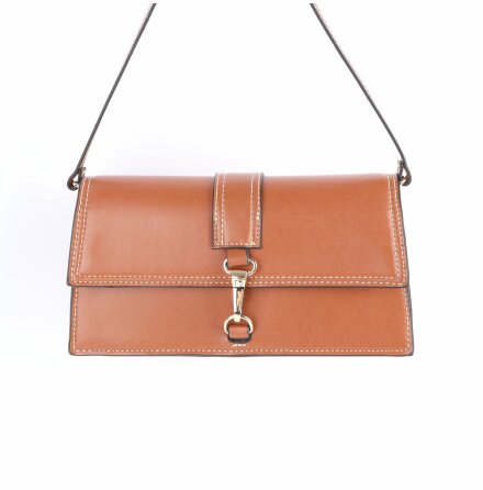 H&amp;M - Ljusbrun handväska med dubbla lås