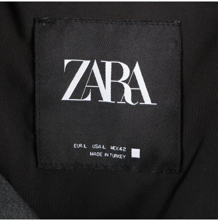 Zara - Fodrad skjorta - stl. L 