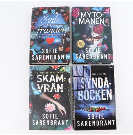 Bokpaket - Sofie Sarenbrant - Emma Sköldserien - 4 böcker