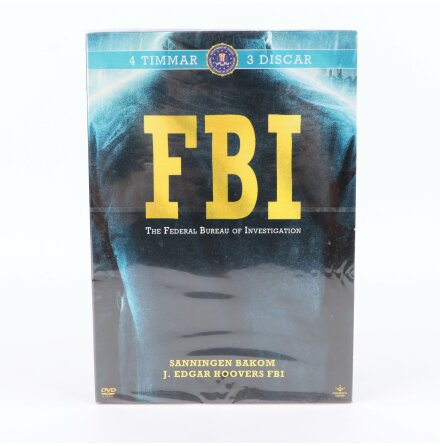 DVD-Box - Dokumentär om FBI &amp; Sanningen Bakom J. Edgar Hoover - David Carr-Brown - 3 DVD