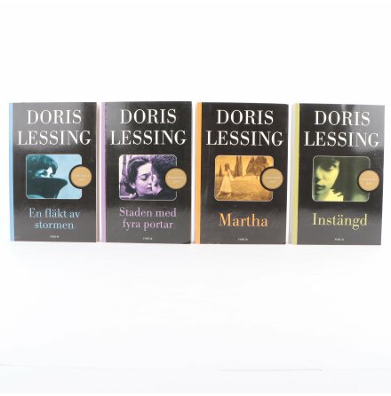 Bokpaket - 4 Böcker - Doris Lessing - Skönlitteratur &amp; Deckare 