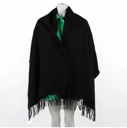 Wera - Premium - Ny svart halsduk i ull - 185x65cm 